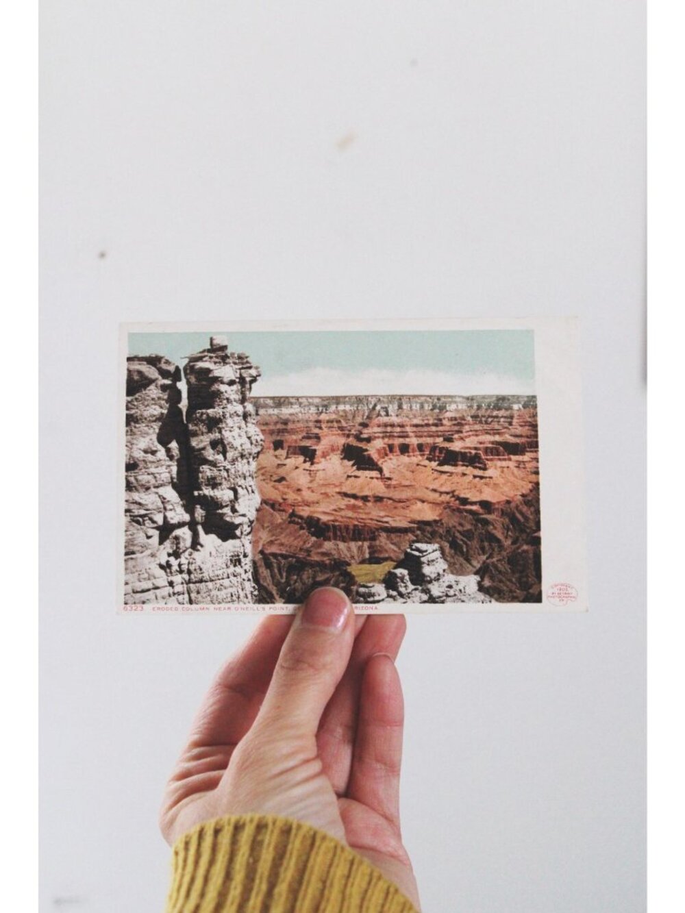 Vintage Grand Canyon Postcard - ONeills Point - Unused Linen Era Printed in USA